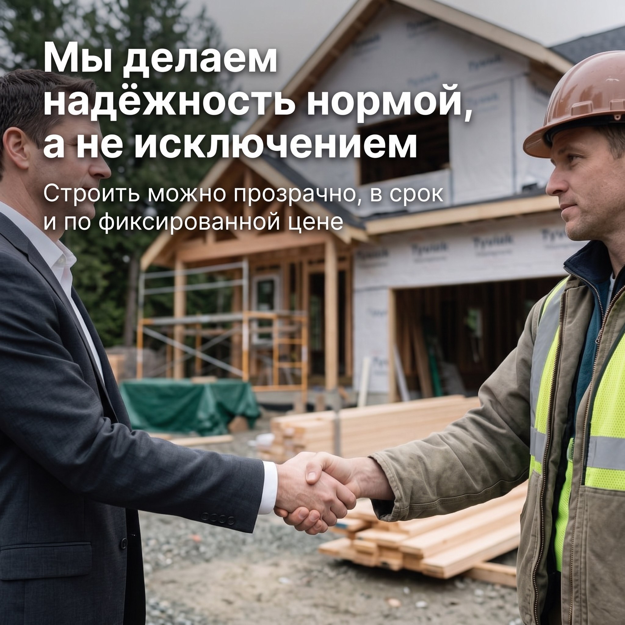 Доверие между заказчиком и прорабом — прозрачность и фиксированная цена